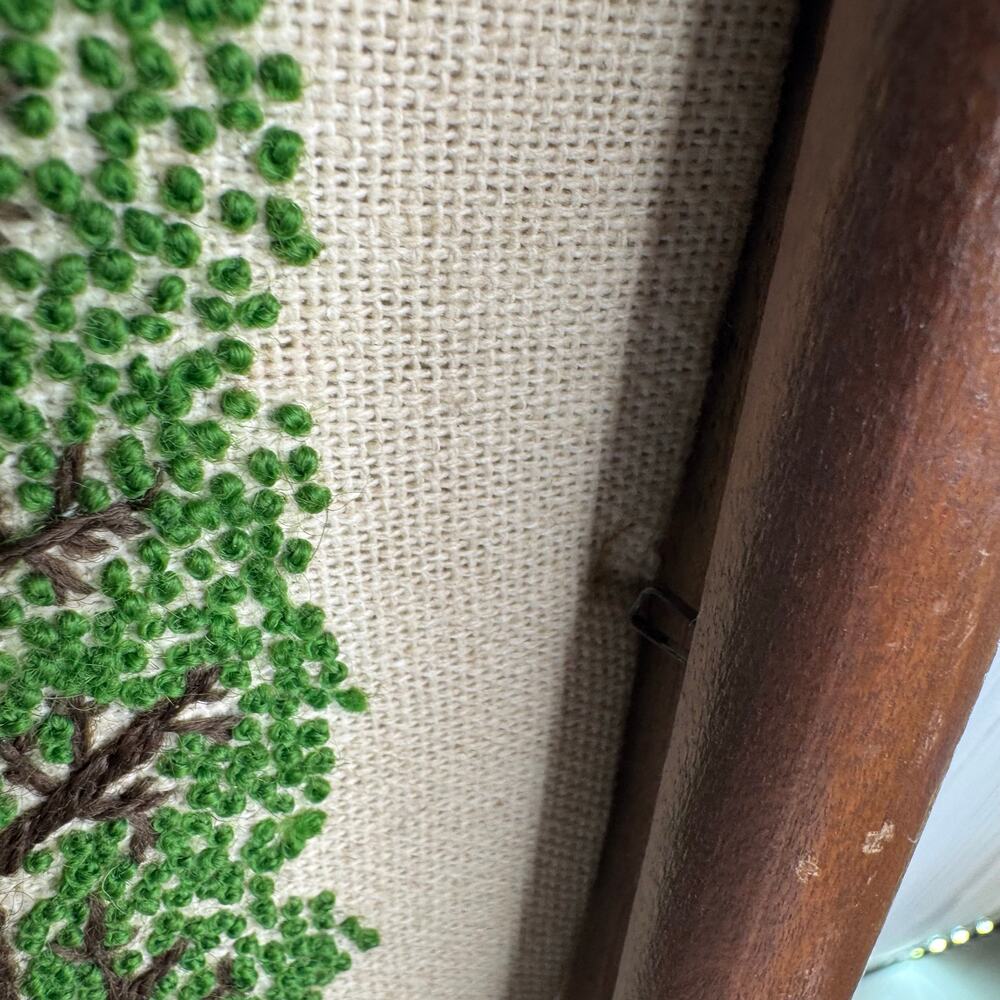 1980s Framed Vintage Dimensions Crewel Victorian Street Charles Wysocki 17x20 - Picture 5 of 12